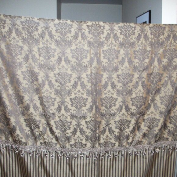 Set (2) Curtain panel drapes 84" x 53.5" - Picture 5 of 9